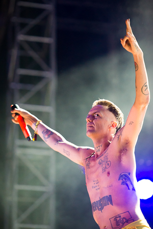 [ Die Antwoord @ Baant Pohoda 2015 festival, 09>11/07/2015, Trenn Airport, Trenn (Slovaka) ]