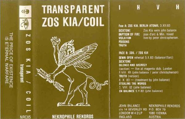[ Coil - 1983 - transparent, live (omot) ]