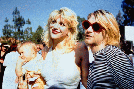 [ Frances Bean, Courtney Love i Kurt Cobain ]