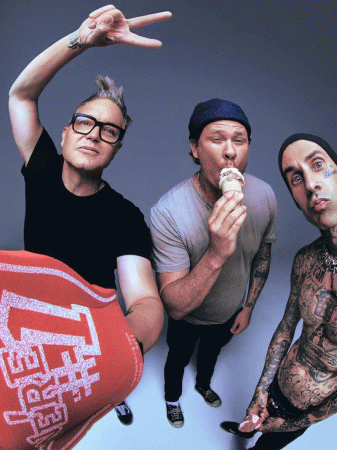 [ BLINK-182: Mark Hoppus, Tom DeLonge, Travis Barker ]