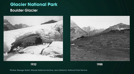 [ Nacionalni park Glacier - 56 godina kasnije, bez leda ]