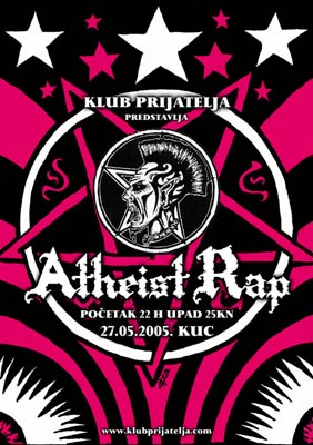 [ Atheist Rap - Plakat ]