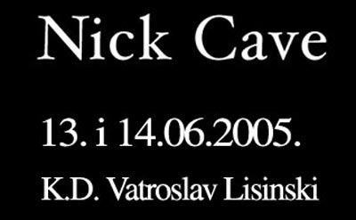 [ nick cave ]