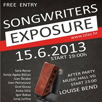cover: IZLO�BA KANTAUTORA ( SONGWRITERS EXPOSURE) @ Velika Gorica, 15/06/2013