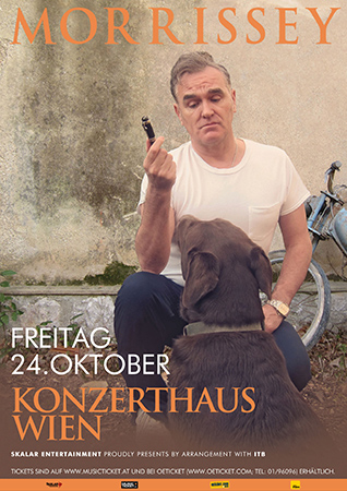 [ MORRISSEY @ Konzerthaus, Be (A), 24/10/2014 - plakat ]