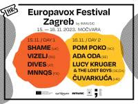cover: Europavox festival @ Movara, Zagreb, 15-16.11.2023