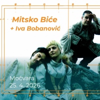 cover: Mitsko bi�e + Iva Bobanovi� @ Mo�vara, Zagreb, 25/04/2026