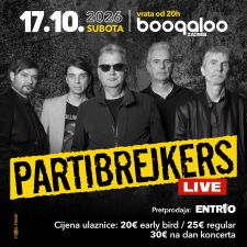cover: PARTIBREJKERS @ Boogaloo, Zagreb, 17/10/2026