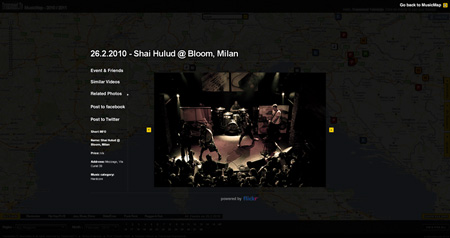 [ MusicMap screen shot - Flickr ]